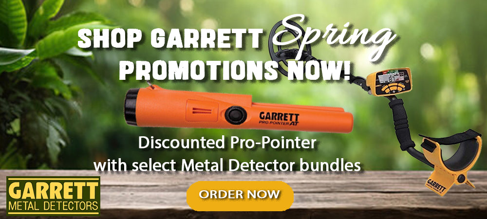 Garrett Spring Promotion Discounted Pro Pointer with select bundles