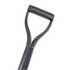48" Metal Round Head Shovel, 45 HRC Hardness (Blade-9.1/2"X11.3/4")