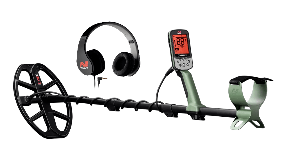 Minelab X-Terra Pro with Wired Headphones