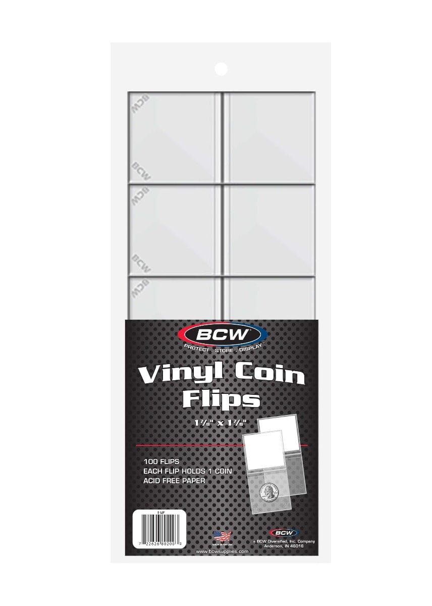 soft vinyl plastic coin flip for storing coins set of ten
