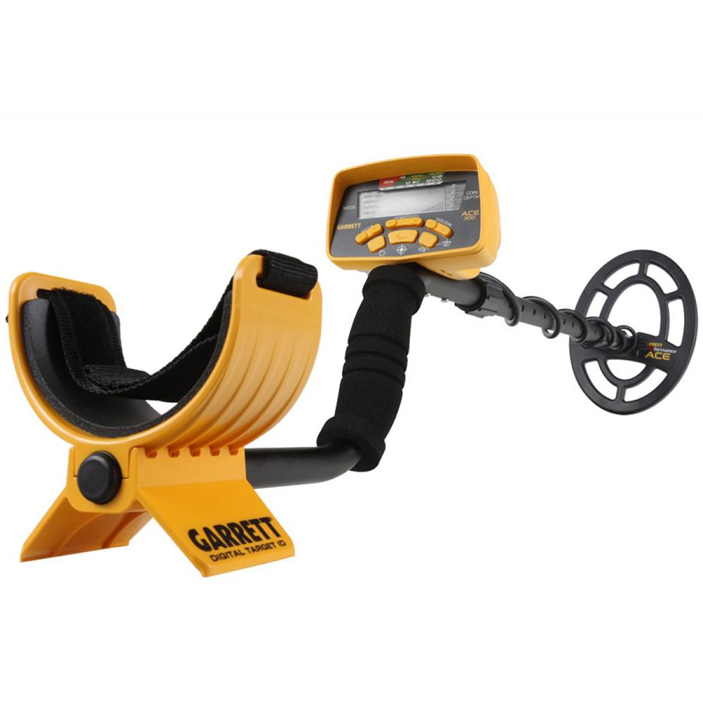 Garrett ACE 300 Metal Detector with Waterproof Search Coil and Carry Bag  Plus Free Accessories