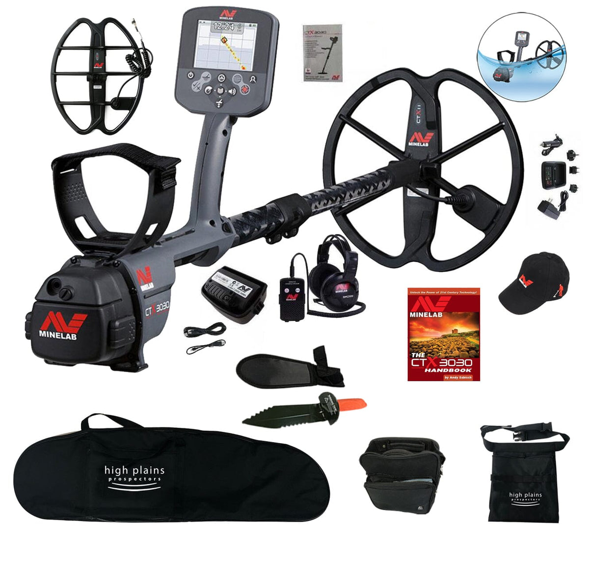 Minelab CTX 3030 Waterproof Metal Detector, 17