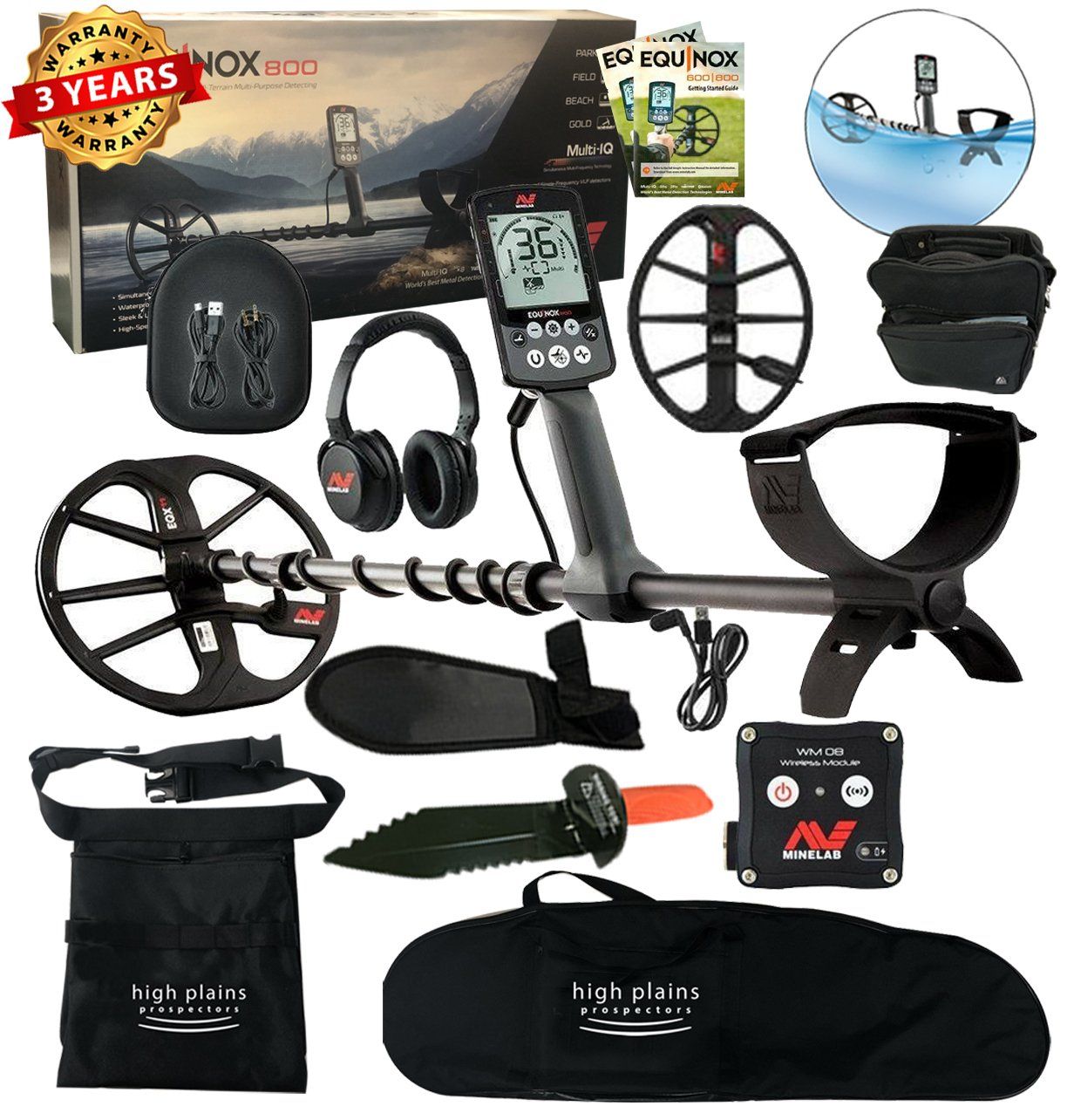 The best bundle deal on Equinox 800 metal detector with free gear