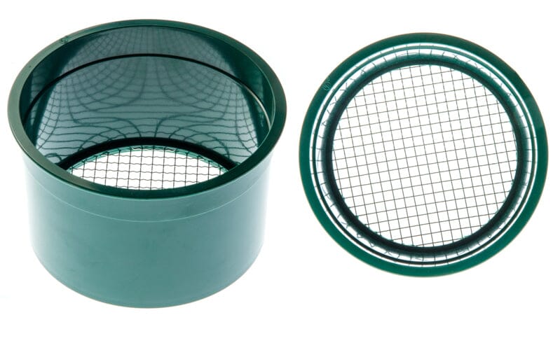 6-Inch Green Mini Stackable Sifting Pan - 7 Mesh Size Options