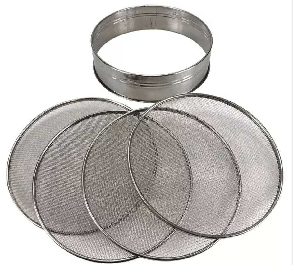8 1/2" Stainless Steel Classifier/Sifter with 4 Interchangeable Sieves
