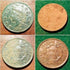 before and after coin cleaned with andres relic and coin cleaning pencil set