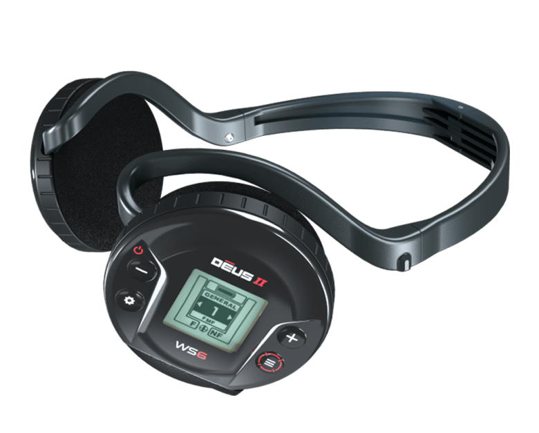 XP DEUS II FMF Metal Detector with 11″ FMF Search Coil, BH-01 Bone Conduction Headphones & MI-4 Pinpointer