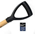 Compact D-handle Spade Shovel with Wood Handle