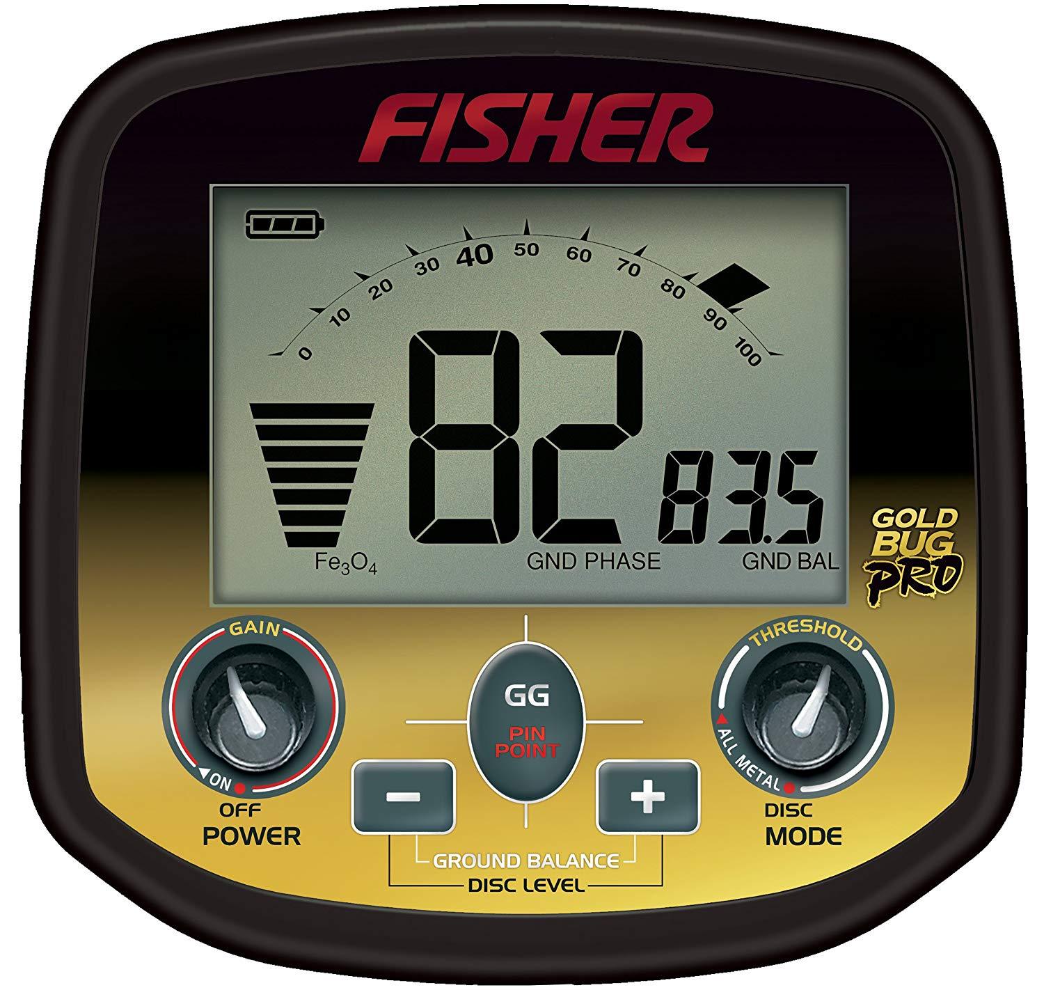 Fisher Gold Bug Pro Metal Detector Bundle with Free Gear