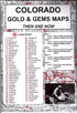 Colorado Gold and Gems Map: Then & Now