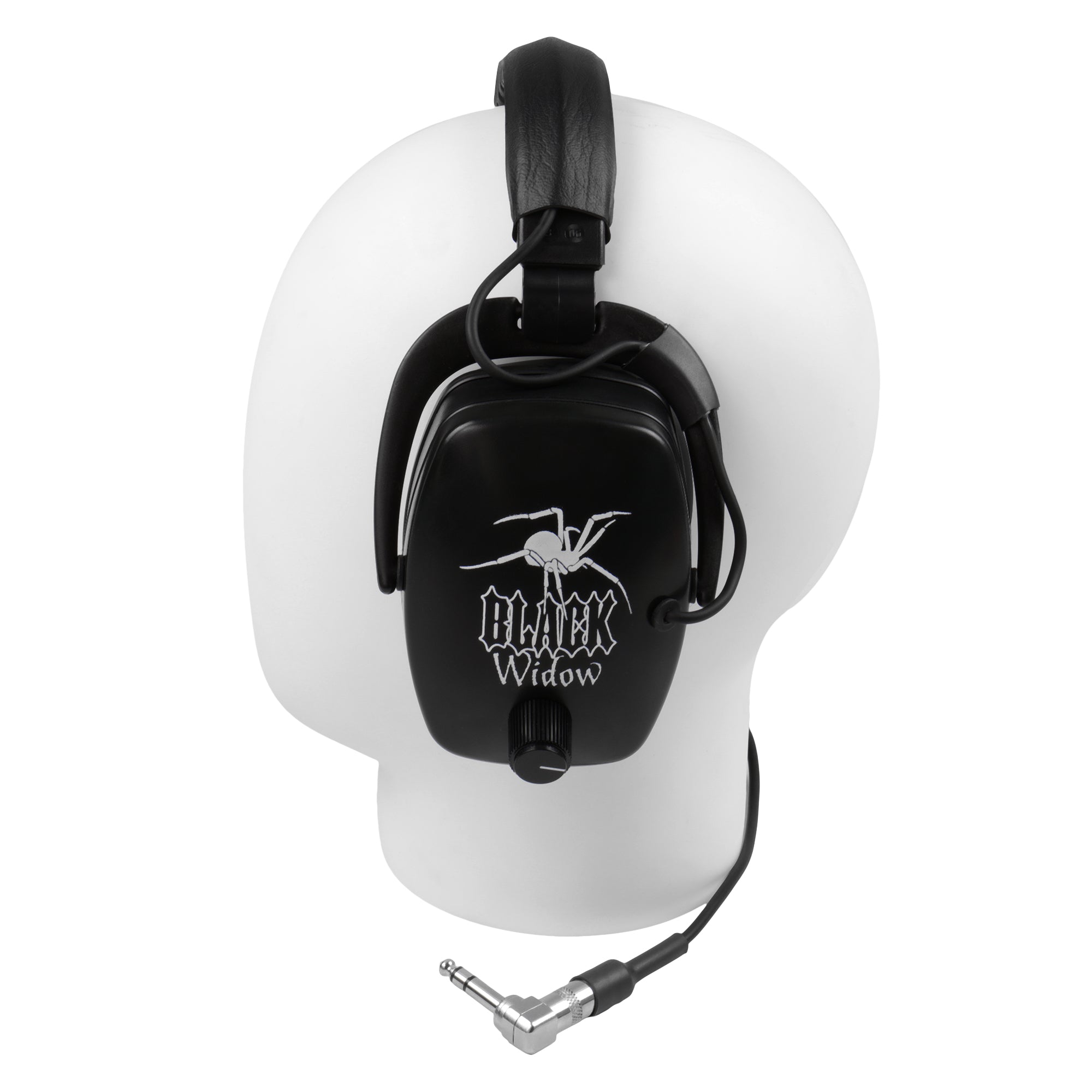 Detector Pro Black Widow Platinum Headphones with 1/4″ Plug for Metal Detector