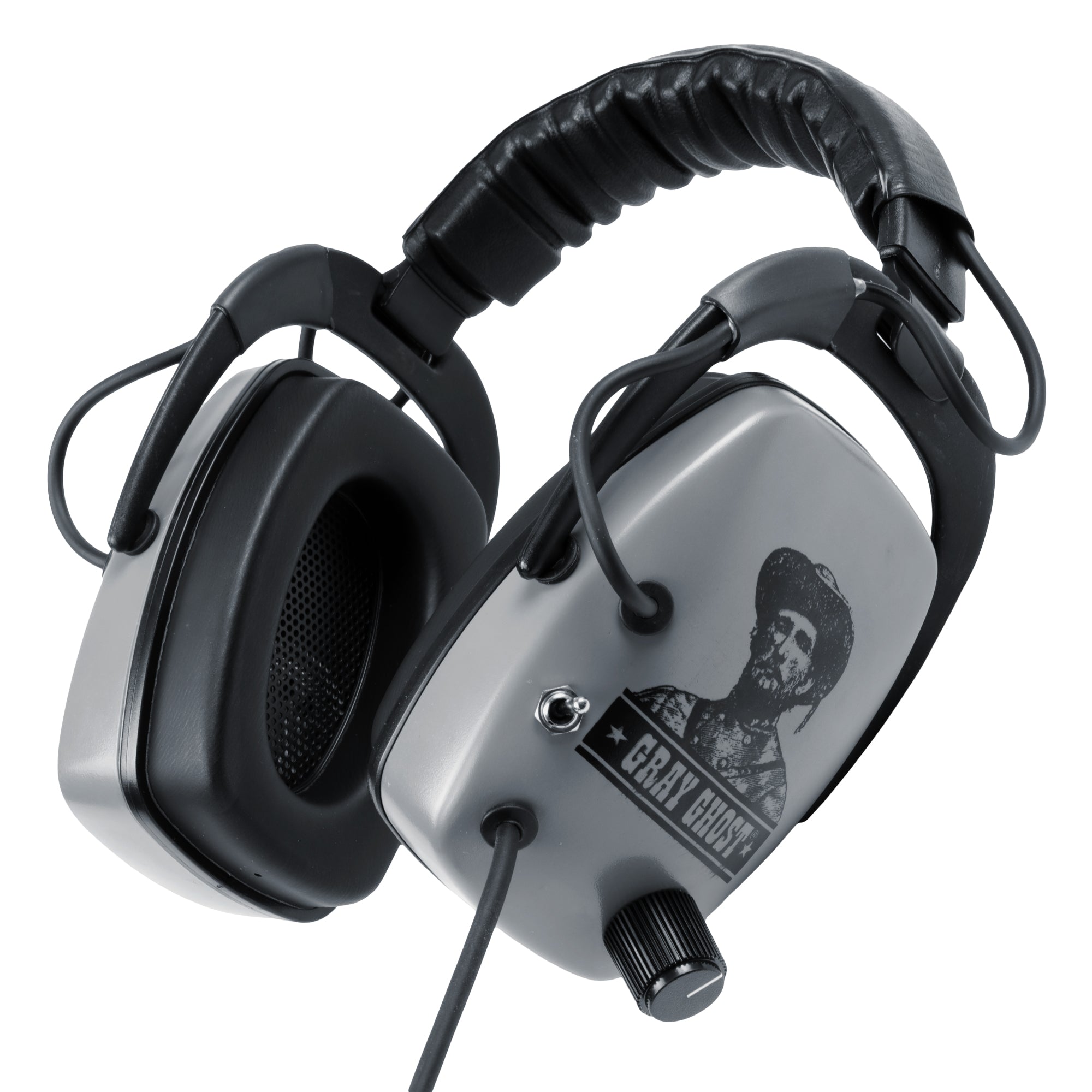 Detector Pro Original Gray Ghost Platinum Series Headphones with 1/4″ Angle Plug