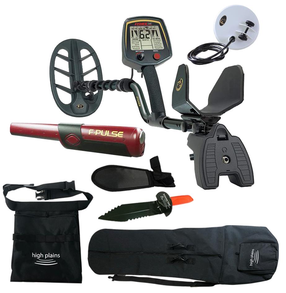 Fisher F75 Special Edition Metal Detector, F-Pulse Pin Pointer, and Free Gear