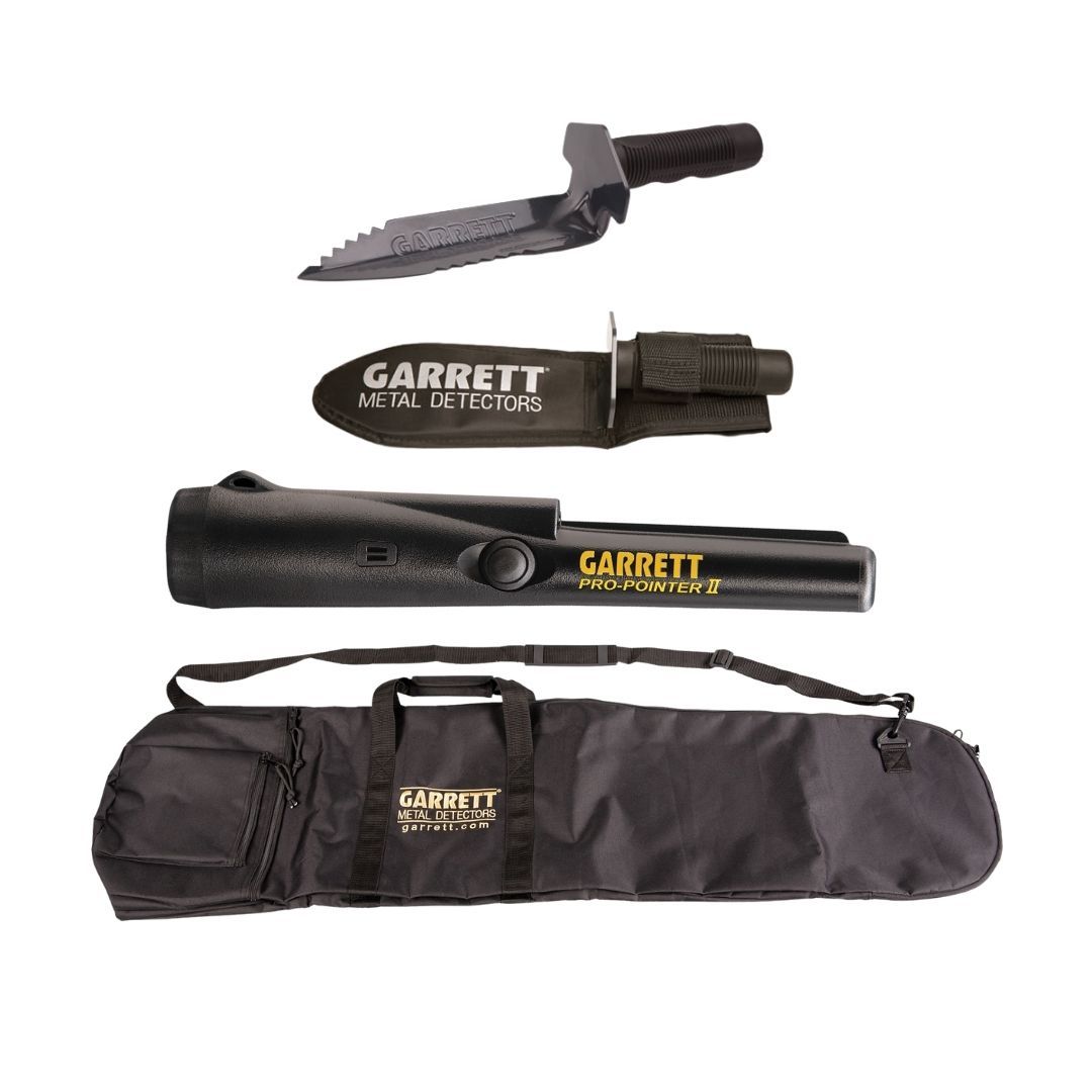 Garrett ACE 200 Metal Detector with Pro-Pointer II, All-Purpose Carry Bag, and Edge Digger