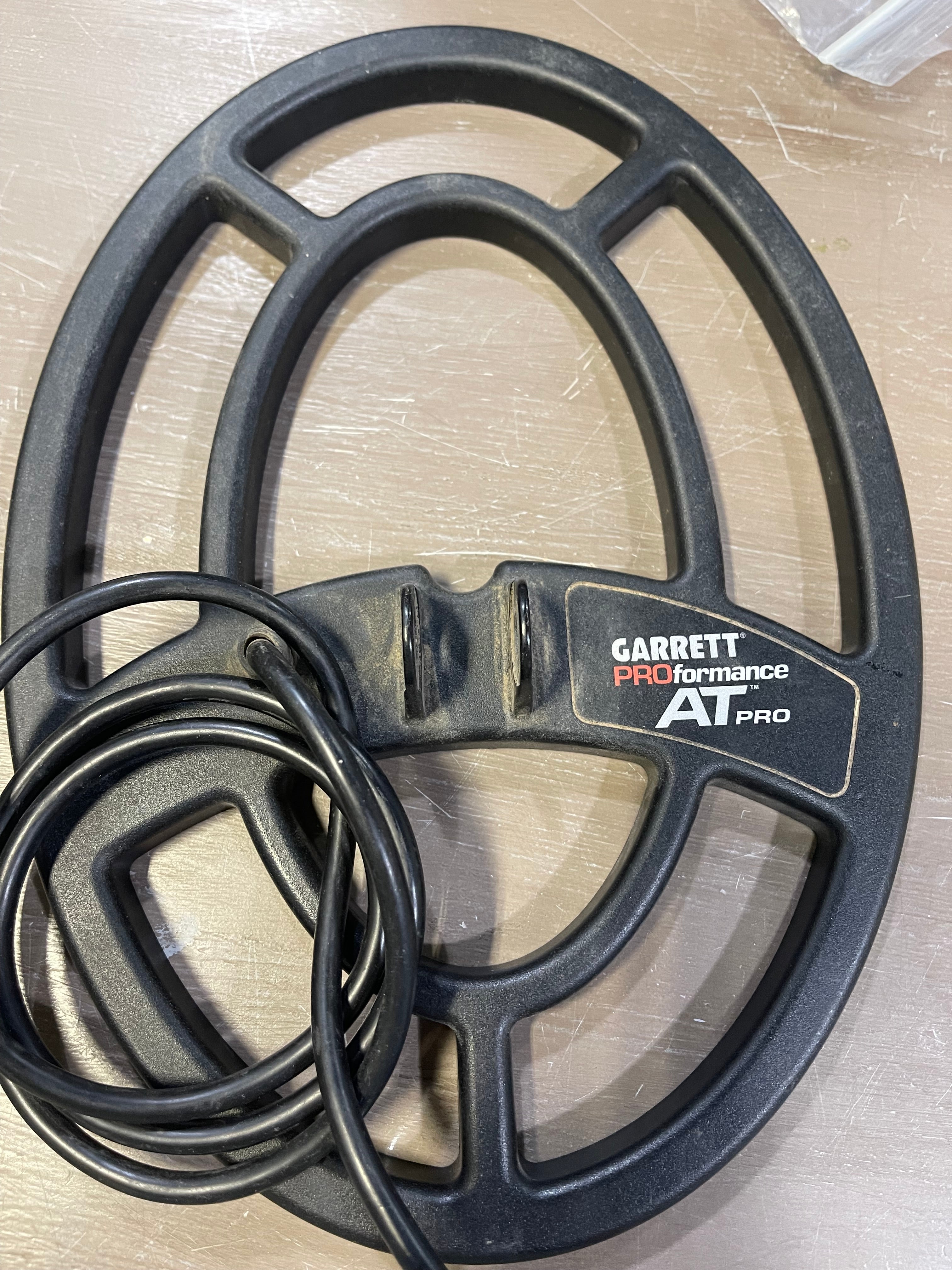 Used Garrett 9" x 12" PROformance concentric  searchcoil for AT Series Metal Detectors