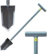 Solid metal T Handled Trenching, Gardening and metal detecting spade