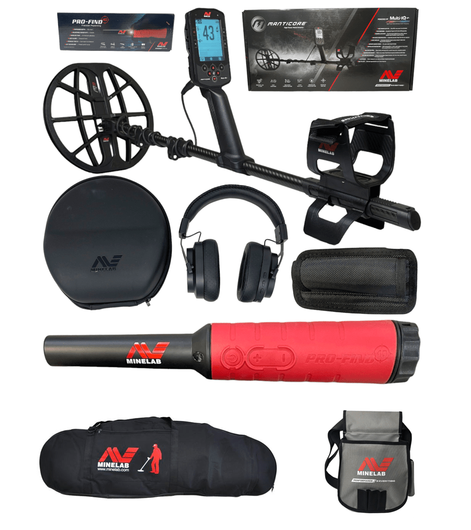 Minelab Manticore Metal Detector - Choose Your Own Bundle