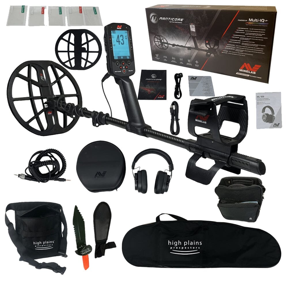 Minelab Manticore Metal Detector - Choose Your Own Bundle