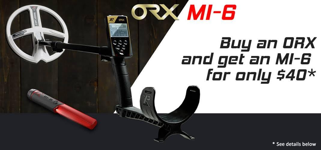 ORX22 Metal Detector - 22.5cm Coil (9") HF Coil & RC with MI-6 Promo