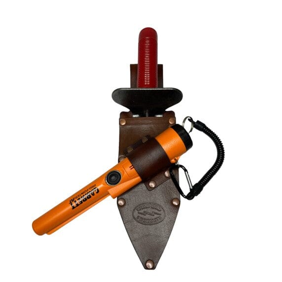 Premium Leather Digging Tool Sheath and Pinpointer Holster – High ...