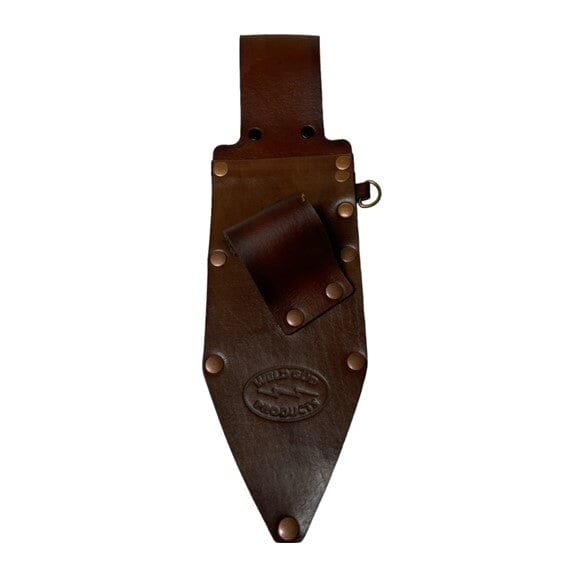 Premium Leather Digging Tool Sheath and Pinpointer Holster Right Handed