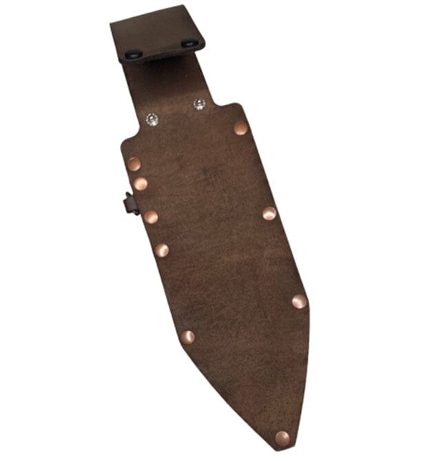 Gravedigger Sidekick Digging Tool with Leather Sheath and Pinpointer Holster for Metal Detecting
