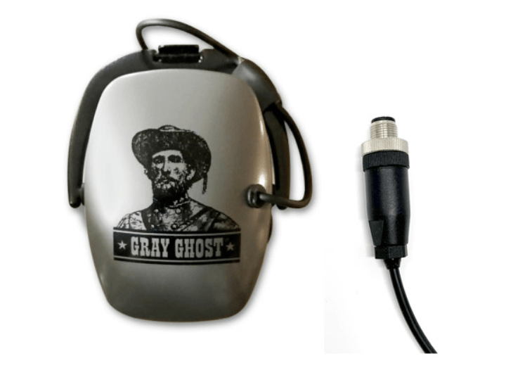 Detector Pro Gray Ghost Amphibian II Headphones for Simplex/Kruzer