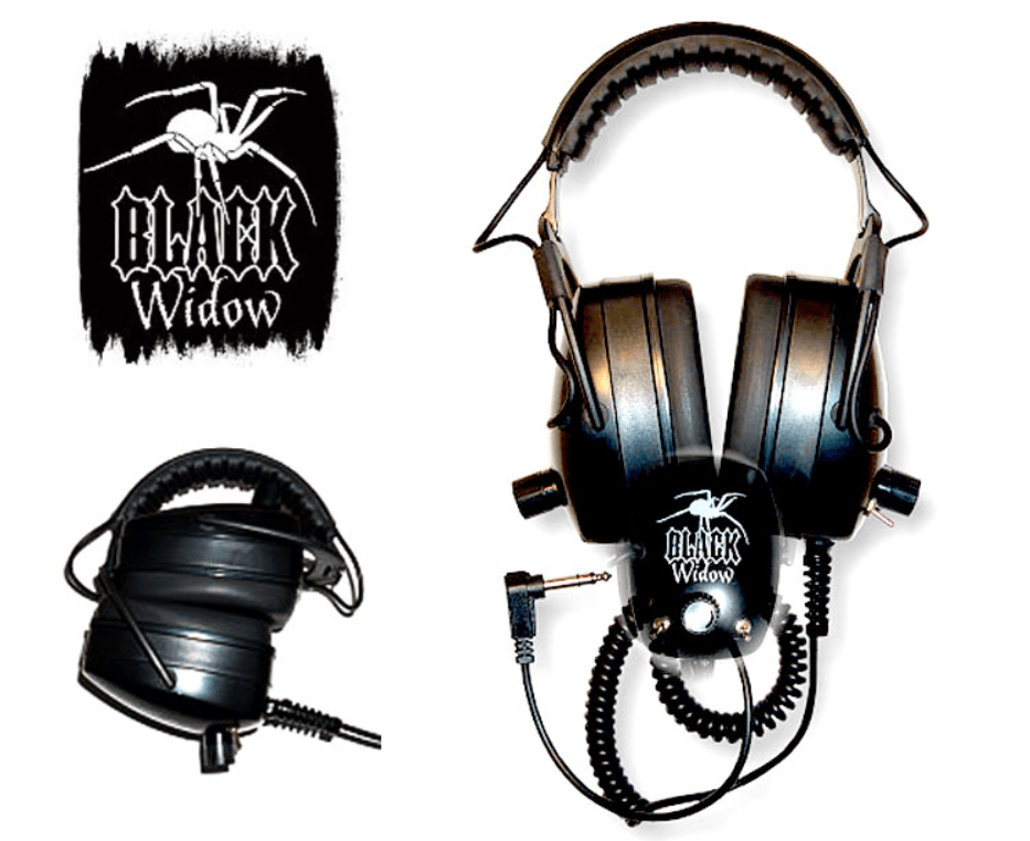 Detector Pro Black Widow Headphones - New and Improved