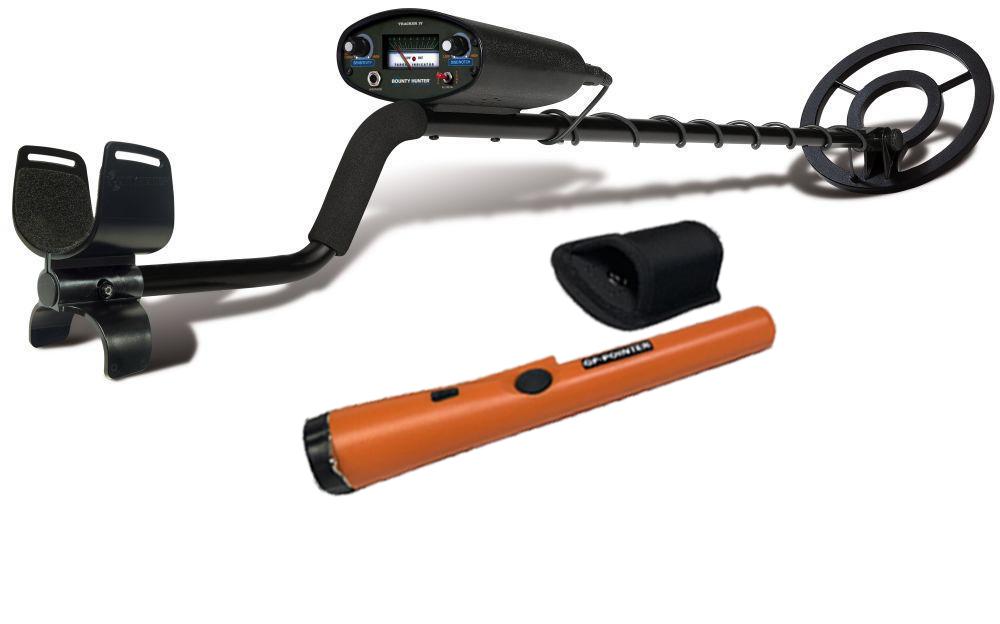 Bounty Hunter TK4 Tracker IV Metal Detector with GP Pinpointer