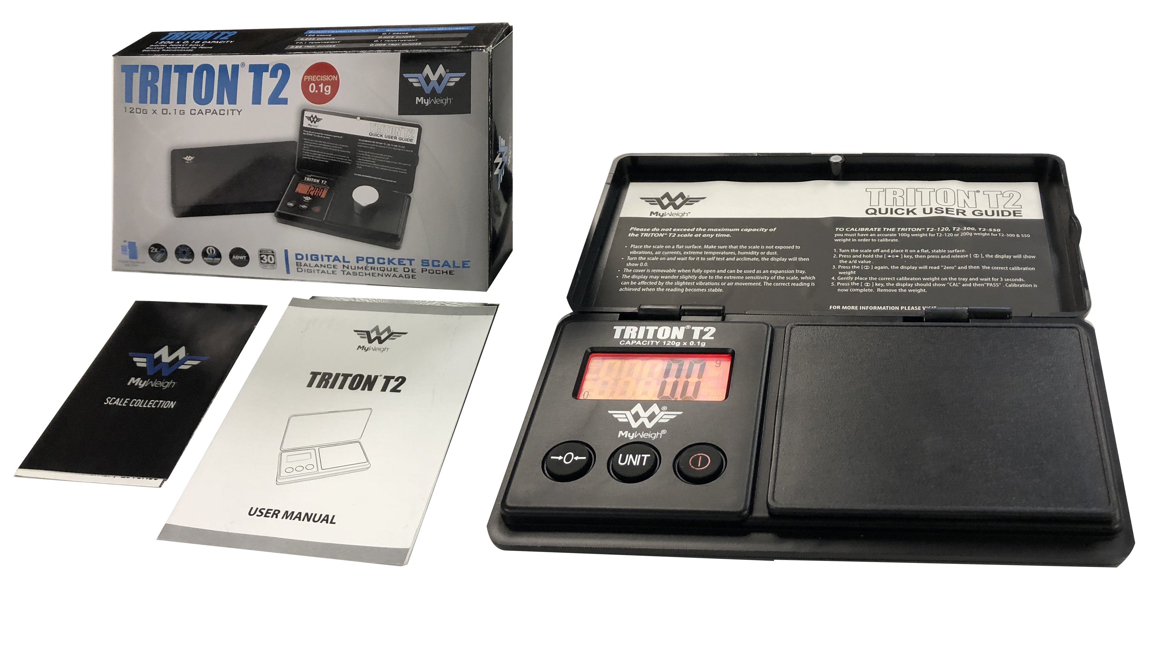Triton t2 electronic gold scale