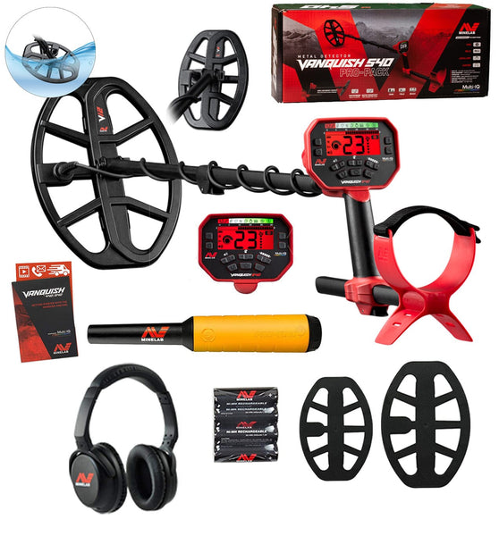 Minelab Vanquish 540 Pro-Pack | Metal Detector Set – High Plains