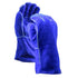 13" Blue Leather Heat Shield Gloves