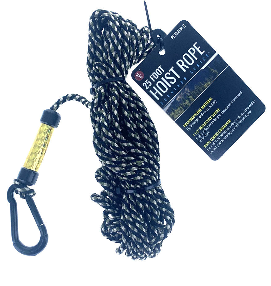 25' Camo Polypropylene Hoist Rope with 1 1/2