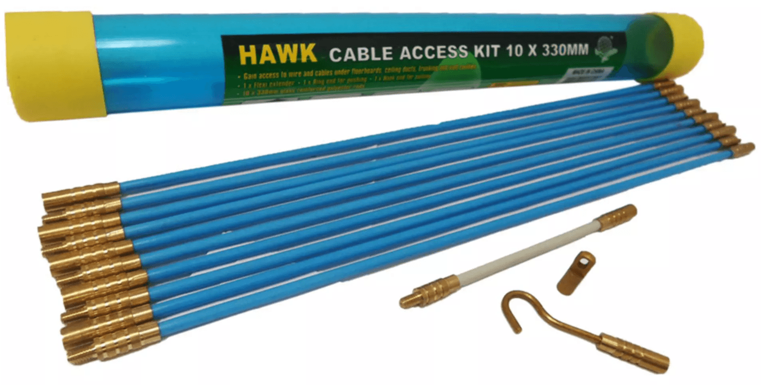 12' Wire Fishing Cable Access and Routing Rod Set