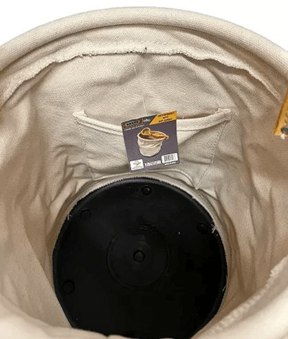 Collapsible Canvas Bucket Bag - 100 LB Load Limit