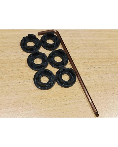 Tele-Knox Spares Kit - Black Coil Washers and Allen Key