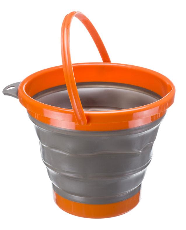 Collapsible bucket for gold prospecting