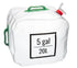 collapsible 5 gallon water carrying container with spigot