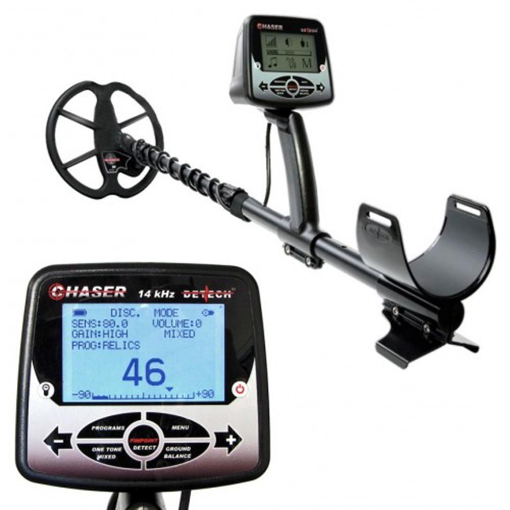 Detech Chaser Metal Detector with 9" Ultimate Search Coil
