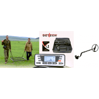 Detech SSP 5100 Pro Pack Deep Seeking Metal Detector System w 1 Meter Square + 18" Round Coil