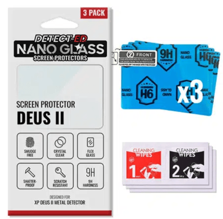 Deus II Metal Detector Screen Protectors - Nano Glass