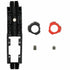 Disassembled picture of folding handle control box adapter for minelab equinox metal detector