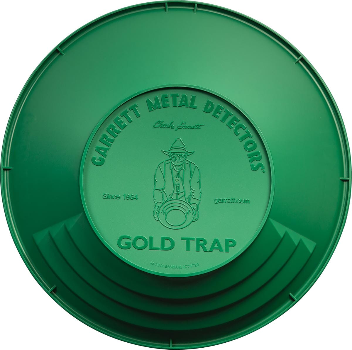 garrett gold trap pan bottom view