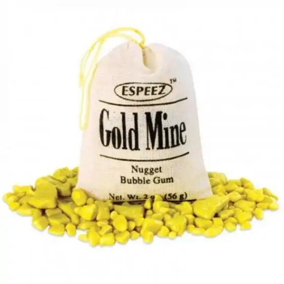 Gold Nugget Gum in Drawstring Bag - 2 oz.