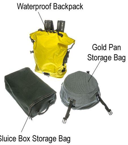 Gold Panning Backpack Waterproof Accessories 