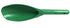 hard plastic gold prospecting scoop green, colors may vary