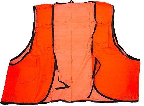 Orange PVC/Water Resistant Disposable Safety Vest (27" x 21")