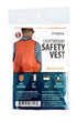 Orange PVC/Water Resistant Disposable Safety Vest (27" x 21")