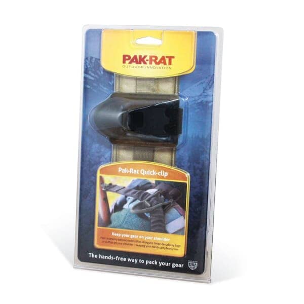 Pack Rat Quick Clip Gear Holder in Package