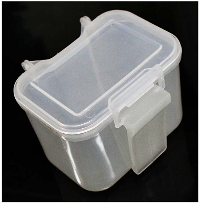 Waist Belt Mini Plastic Storage Box - Container With Belt Clip and Closure